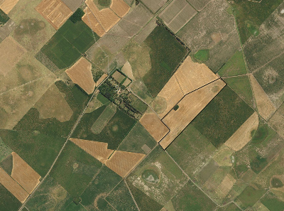 Farm aerial view